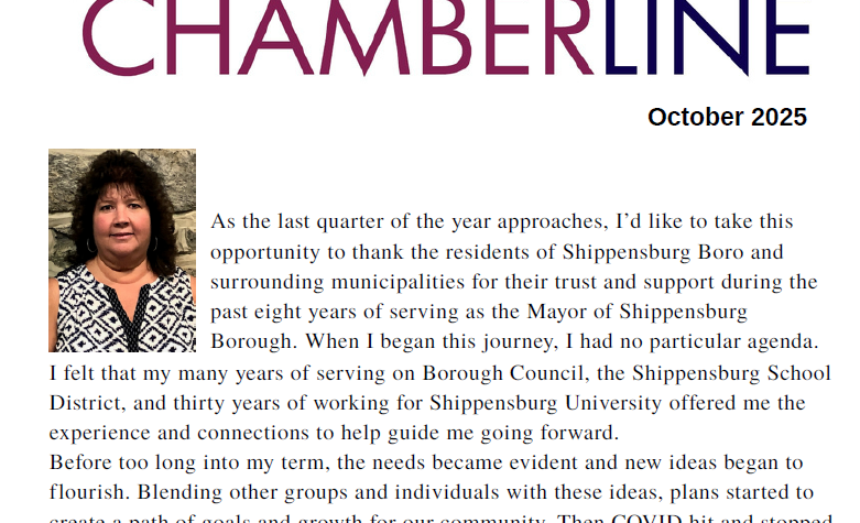 Letter from Kathy October 2025